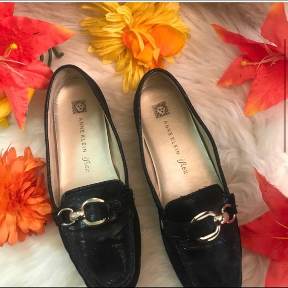 Anne Klein black loafers - Picture 2 of 6